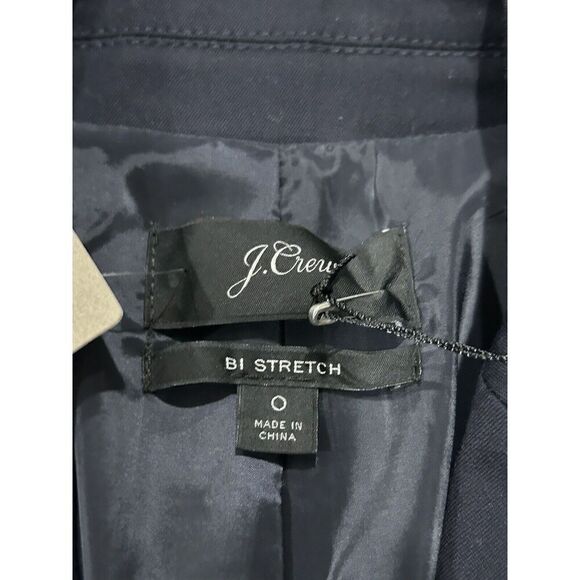 NEW J CREW Parke blazer in bi-stretch cotton SZ 0 - Picture 5 of 7